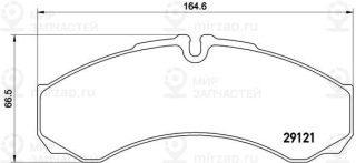 Запчасть BREMBO PA6017