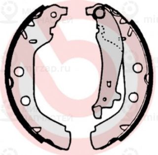 Комплект тормозных колодок BREMBO S61523