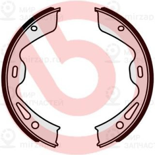 Комплект тормозных колодок стояночной системы BREMBO S65504