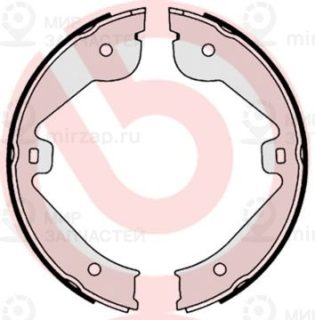 Комплект тормозных колодок стояночной системы BREMBO S85536