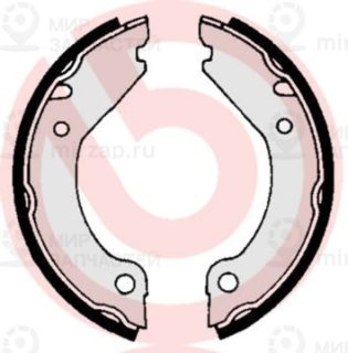 Комплект тормозных колодок стояночной системы BREMBO S86501