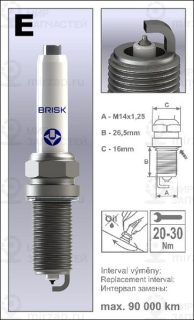Запчасть BRISK EEX14YPN