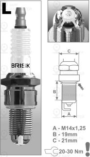 Запчасть BRISK LOR15LGS