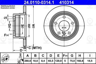 Запчасть ATE 24011003141