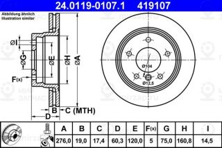 Запчасть ATE 24011901071