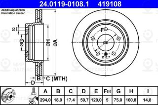 Запчасть ATE 24011901081