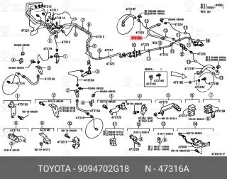 Запчасть TOYOTA 9094702G18