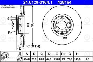 Запчасть ATE 24012801641