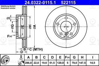Запчасть ATE 24032201151
