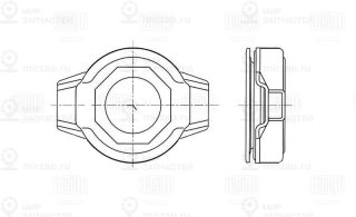Выжимной подшипник TRIALLI CT1402
