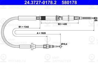 Запчасть ATE 24372701782