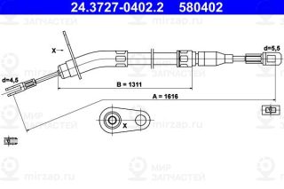 Запчасть ATE 24372704022