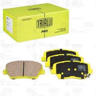 Комплект тормозных колодок (дисковый тормоз) TRIALLI PF0808CR