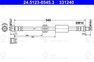 Запчасть ATE 24512305453