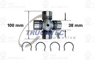 Запчасть TRUCKTEC AUTOMOTIVE 0134010