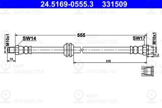 Запчасть ATE 24516905553