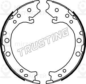 Комплект тормозных колодок стояночной системы TRUSTING 044026