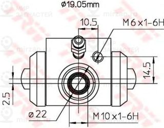 Запчасть TRW BWD113A