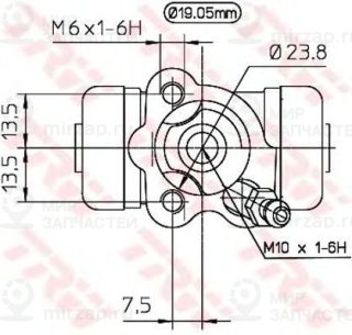 Запчасть TRW BWD267