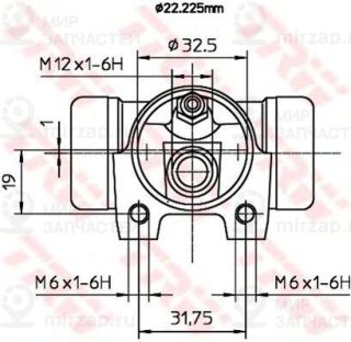 Запчасть TRW BWH373