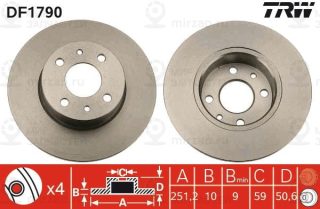 Запчасть TRW DF1790