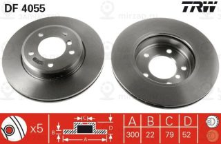 Запчасть TRW DF4055