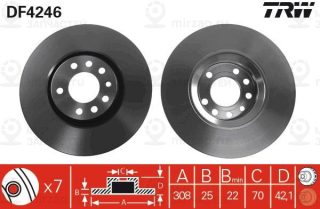 Запчасть TRW DF4246