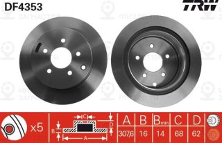 Запчасть TRW DF4353