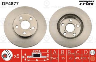 Запчасть TRW DF4877