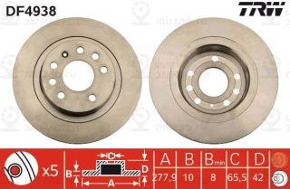 Запчасть TRW DF4938