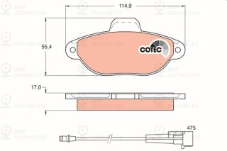 Запчасть TRW GDB1115