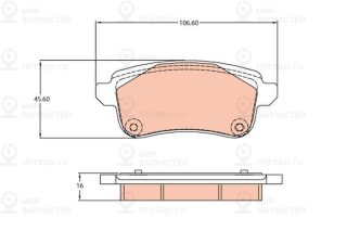 Запчасть TRW GDB2136