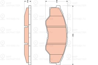 Запчасть TRW GDB3500