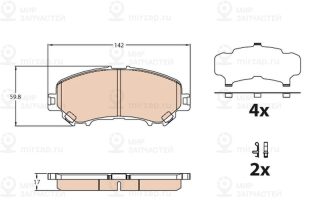 Запчасть TRW GDB3631