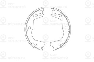 Комплект тормозных колодок стояночной системы TRW GS8803