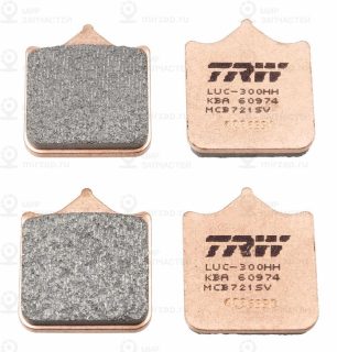 Комплект тормозных колодок (дисковый тормоз) TRW MCB721SV