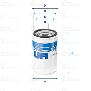 Фильтр масляный UFI 2315100