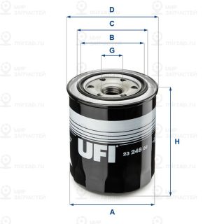 Фильтр масляный UFI 2324800
