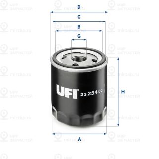 Фильтр масляный UFI 2325400