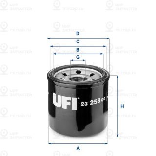Фильтр масляный UFI 2325800