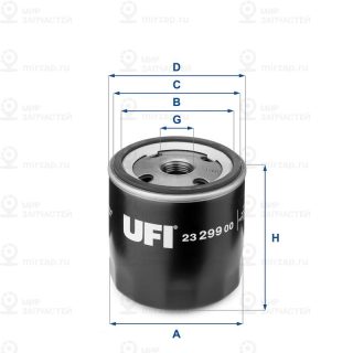 Фильтр масляный UFI 2329900