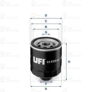 Фильтр масляный UFI 2342800