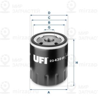 Фильтр масляный UFI 2343900