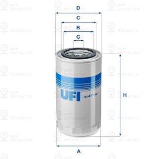Фильтр масляный UFI 2347100