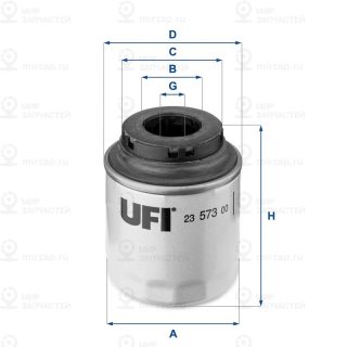 Фильтр масляный UFI 2357300