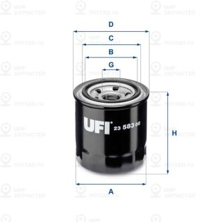 Фильтр масляный UFI 2358300