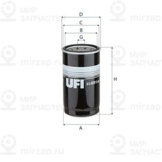 Фильтр масляный UFI 2365100