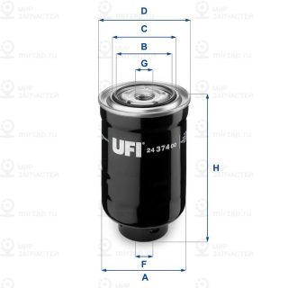 Запчасть UFI 2437400