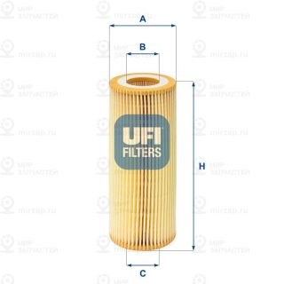Фильтр масляный UFI 2502100