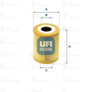 Фильтр масляный UFI 2503000